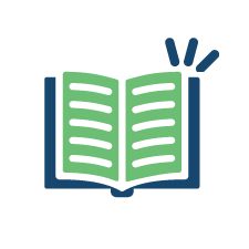 Icon of open book